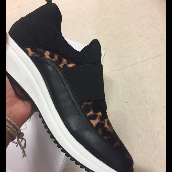 ak sport leopard slip on sneakers